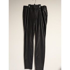 BlankNYC‎ Vegan Leather Pull On Leggings Black Skinny Pants 30V-1122MX Womens 30